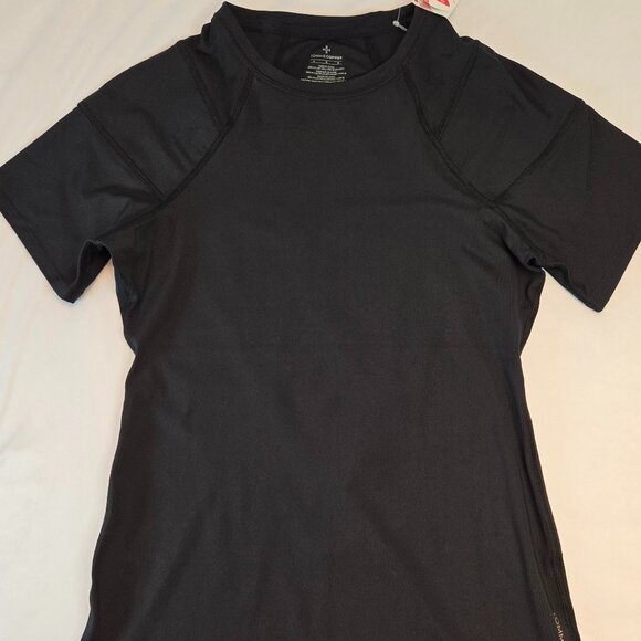 TOMMIE COPPER Women Shoulder Support, Posture Compression Shirt Sz L Black - Picture 2 of 12